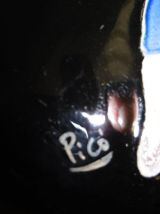 Lot de 2 Assiettes Faïence Décorative signée PICO