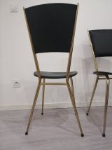 Lot de 7 chaises années 50/60