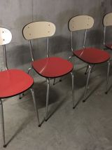 Chaises en formica années 60