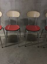Chaises en formica années 60