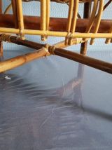 fauteuil enfant rotin vintage 2-8 ans