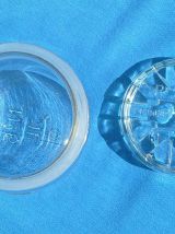 bocal  ancien   en verre  RAC , vintage