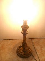lampe  a  poser  en  laiton , vintage