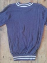 Pull coton bleu gris neuf jamais porté Best Mountain 16 ans