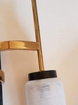 applique murale Lunel avec double lumière en verre