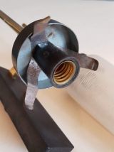 applique murale Lunel avec double lumière en verre