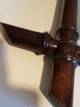 miroir bambou vintage en bois