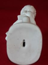 BISCUIT AMOUR LISANT D'APRÈS CANOVA.