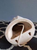 applique murale main en céramique blanche vintage 