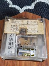 pendule murale Garnic Jaz 1966/67 formica Noyer du Quercy