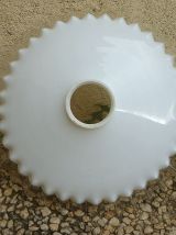 suspension , abat jour en opaline  ancien