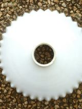 suspension , abat jour en opaline  ancien