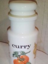 6 pots à épices années 1970 en parfait état