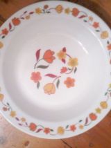 assiettes vintage Arcopal Lot de 6 assiettes creuses