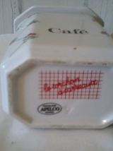 Pots en céramique de la marque torchon à carreaux ensemble d