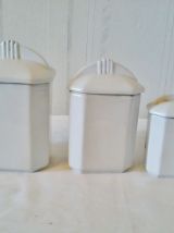 Pots en céramique de la marque torchon à carreaux ensemble d