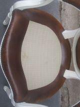 Fauteuil médaillon style Louis XVI