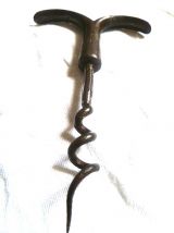 tire bouchon ancien en métal « Commercial »