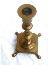 bougeoir  en  laiton , vintage