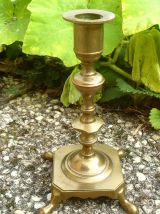 bougeoir  en  laiton , vintage