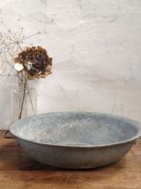 Bassine en zinc ancienne