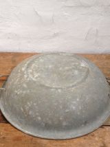 Bassine en zinc ancienne