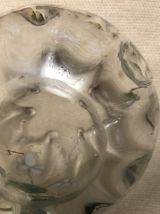 Vase boule aumônière art nouveau  cristal émaillé 