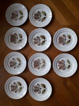 10 assiettes Saint Amand modèle CAPRI