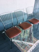 Lot 3 chaises vintage