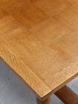 Table basse plateau en placage damier