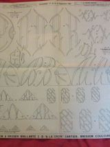 Journal broderie patron monogramme 1934