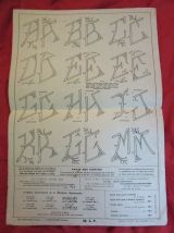 patron La Broderie Lyonnaise 1958