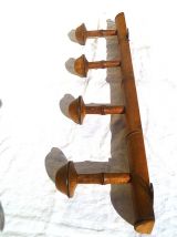 patères anciennes en  bois ,  vintage