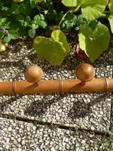 patères anciennes en  bois ,  vintage