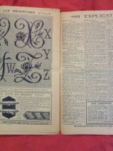 revue Mon Ouvrage déco dentelle broderie 1929