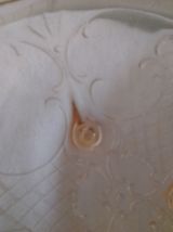 Petite coupe à fruits ou pâtisseries  verre rosé