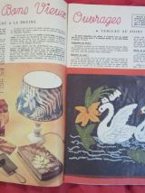 revue Mon Ouvrage madame couture tricot broderie1961