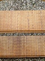 étagère en rotin , vintage