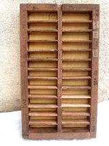 boite , casiers  industriels  , vintage