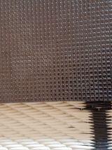 étagère murale 2 planches  bois sombre et structure métal