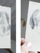 croquis portraits crayon à papier