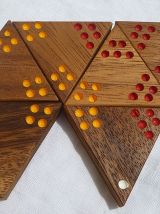 Tridomino , jeu en  bois