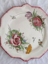 assiette faiencerie d'art Angoulème le  renoleau