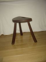 tabouret bois tripode