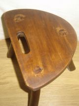 tabouret bois tripode