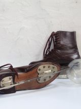 Paire de patins à glace années 1930