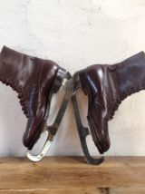 Paire de patins à glace années 1930