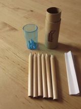 COFFRET  6 CRAYONS DE COULEUR +TAILLE CRAYON