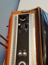 télévision française vintage orange Sonolor années 70