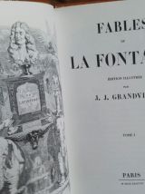 Fables de la La Fontaine 4 Vol. Illustré par J.J. Grandville